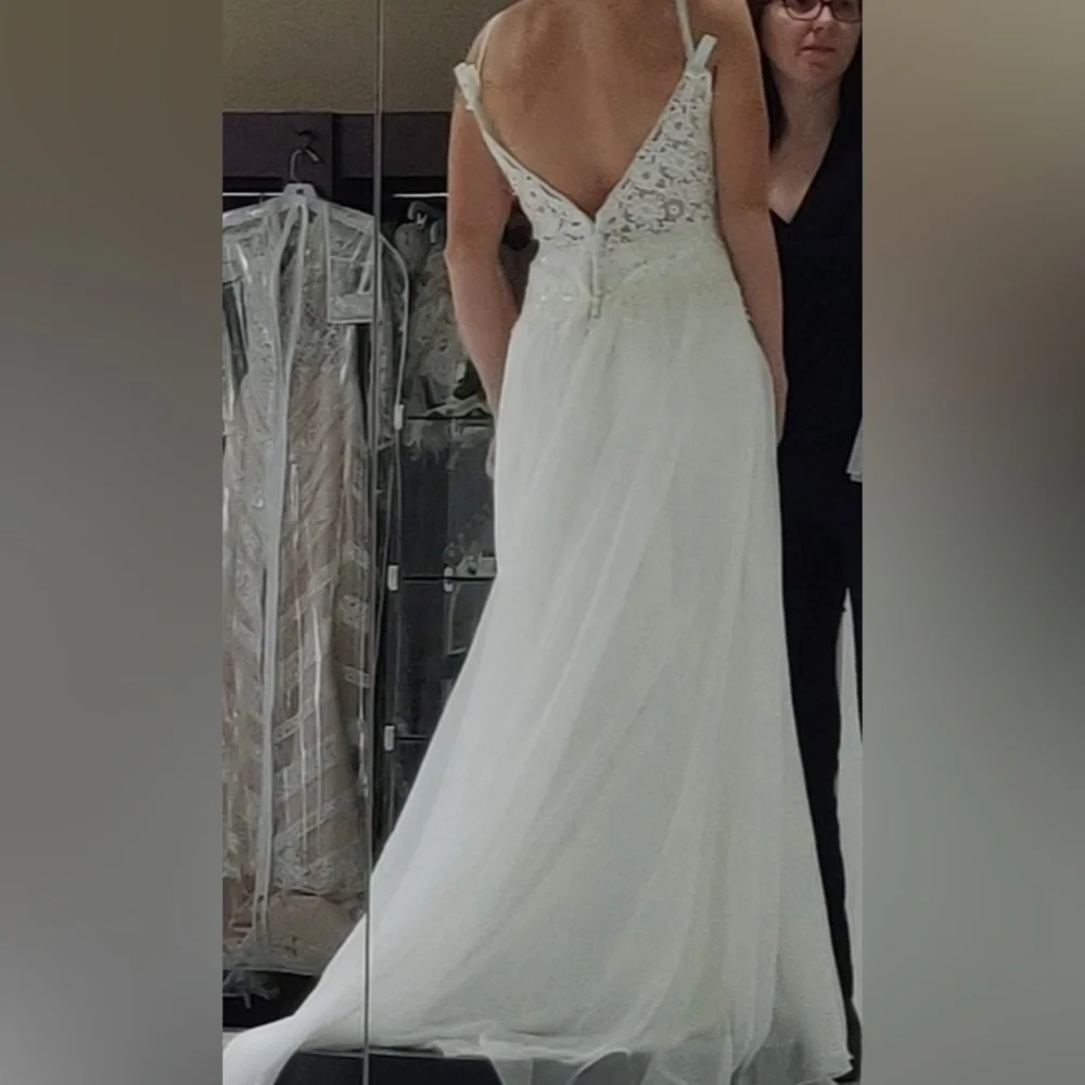 Rebecca Ingram Wedding Dress - Size 6 - Newly Dry Cleaned